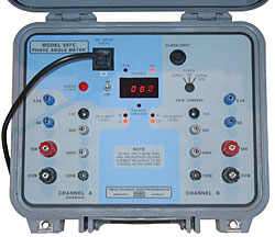 MODEL 597C PHASE ANGLE METER